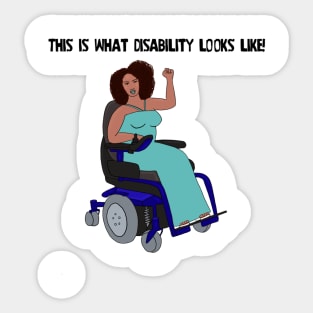 This Is What Disability Looks Like Power Chair Sticker